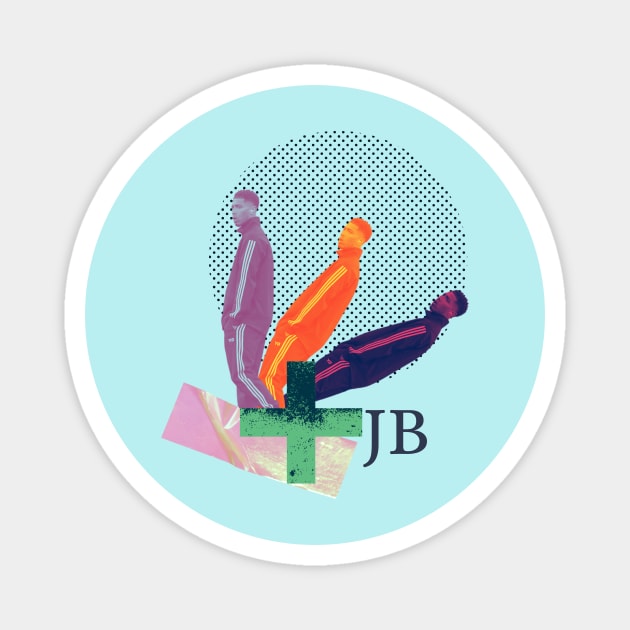 Jude Bellingham JB Soccer Football Print Design Magnet by BideniGuess